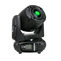 Eventec 75W LED Mini Moving Head Spot with 8+ Colours, 6+ Rotating Gobos & 3 Facet Prism