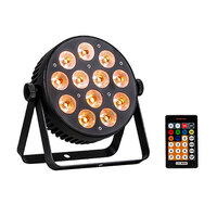 Event Lighting PAR12X12L 12x 12W LED RGBWAU Par Light with IR Remote