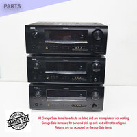 Lot-of-3 Denon AVR2309 AV 7.1 Surround Receiver - No Remote (garage item)