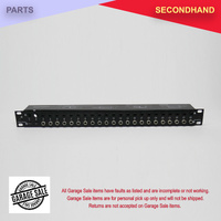 Neutrik NYS-SPP-L TRS Patch Bay  Channels 1 & 2 Missing (garage item)