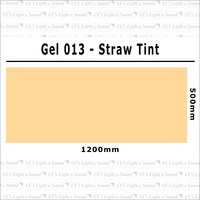 Clear Color 013 Filter Sheet - Straw Tint