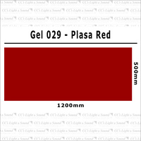 Clear Color 029 Filter Sheet - Plasa Red