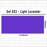 Clear Color 052 Filter Sheet - Light Lavender