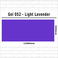 Clear Color 052 Filter Sheet - Light Lavender