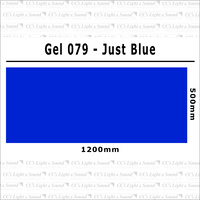 Clear Color 079 Filter Sheet - Just Blue