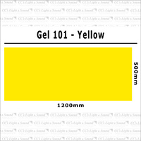 Clear Color 101 Filter Sheet - Yellow