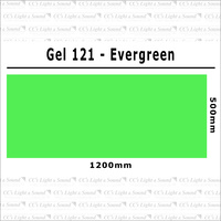 Clear Color 121 Filter Sheet - Evergreen