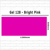 Clear Color 128 Filter Sheet - Bright Pink