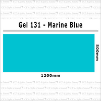 Clear Color 131 Filter Sheet - Marine Blue