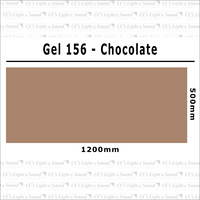 Clear Color 156 Filter Sheet - Chocolate