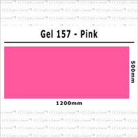 Clear Color 157 Filter Sheet - Pink