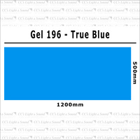 Clear Color 196 Filter Sheet - True Blue