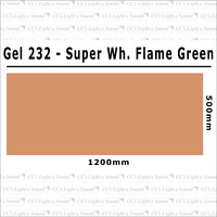 Clear Color 232 Filter Sheet - Super White Flame