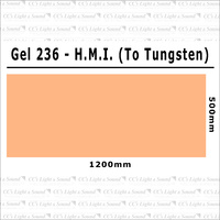 Clear Color 236 Filter Sheet - HMI to Tungsten