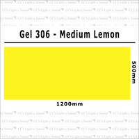 Clear Color 306 Filter Sheet - Medium Lemon