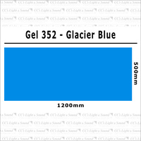 Clear Color 352 Filter Sheet - Glacier Blue