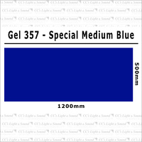 Clear Color 357 Filter Sheet - Special Medium Blue
