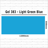 Clear Color 383 Filter Sheet - Light Green Blue
