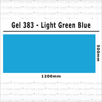 Clear Color 383 Filter Sheet - Light Green Blue