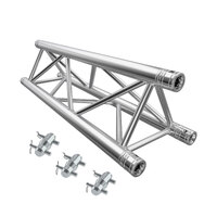 Global Truss F33 Tri Truss 1.0M Linear Truss Section with 3 x Spigots, Pins & R-Clips