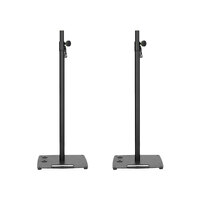 Gravity GLS431CB (Pair) Lighting Stand and Speaker Stand with Compact Square Steel Base