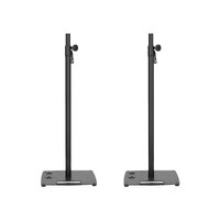 Gravity GLS431CB (Pair) Lighting Stand and Speaker Stand with Compact Square Steel Base