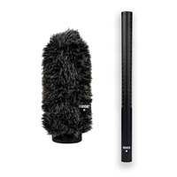 Rode NTG3B Black Shotgun Microphone with WS7 Professional Windshield