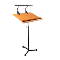 RATstands The Concert Conductor's Stand with Birch Tray and Double Duo Clip-On Light 240v