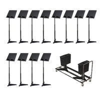 RATstands 88Q01 Alto Pro Music Stand x16 with Trolley