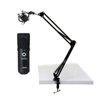 BravoPro LSIP06U Universal Studio Arm with Alctron UM900V USB Microphone