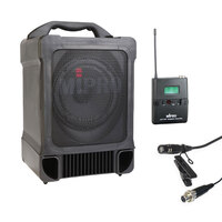 Mipro MA707 70W Portable Battery PA System, Bodypack Transmitter & Lapel Mic.