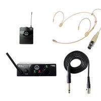 AKG Mini Beltpack Wireless Instrument System US25-A with Unidirectional Headworn Microphone