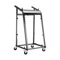 Konig & Meyer 28200 Rack Wagon on Wheels Black  16RU Vertical  7RU Horizontal