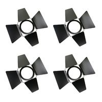 Barndoor to suit Par 56 Can x4 - Black