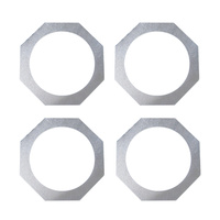 Colour Frame 124mm to suit Par 30 x4 - Silver