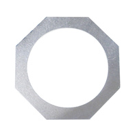 Colour Frame 124mm to suit Par 30 - Silver
