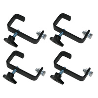 Kupo 50mm Hook Clamp & BoltSet x4 - Black