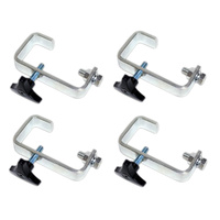 Kupo 50mm Hook Clamp & BoltSet x4 - Silver
