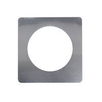 Colour Frame 195 x 190mm 140mm Internal - Silver