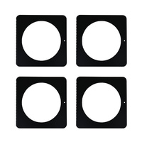 Colour Frame 229 x 229mm 176mm Internal x4 - Black