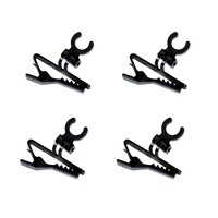 Mipro Tie Clip Mic Clamp for MU53L Lapel Microphone - Pack of 4