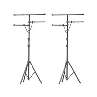 Pair of ON STAGE LS7720BLT Lighting Stands with Side Bars
