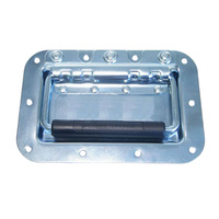 Penn H1051Z Rivet Protected Recessed Spring Handle with Rubber Grip