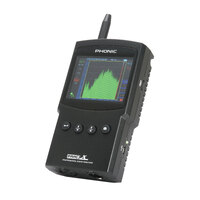 Phonic PAA3X Handheld Audio Analyser with Detachable Microphone & Colour Screen