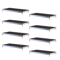 RATstands SpeedDeck Portable Drum Riser 8x 1M x 0.5M x 300mm High Platforms
