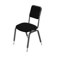 RATstands Opera Chair - 48cm High (individually adjustable legs & seat angle) Charcoal