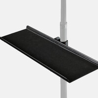 RATstands 56Q9 Instrument Shelf 37 x 12cm Foam Lined with Clamp to suit Concert Stand