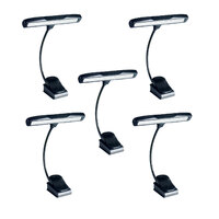 Set of 5 x RATstands Star Light 10 x LED's Music Light with Li-on Rechargeable Battery & Charger