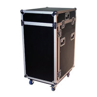 BravoPro 12M16UC 16RU Rack Case with 12RU Top-Mount Mixer Rack