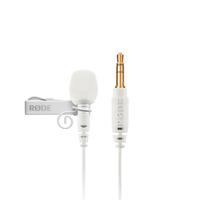 Rode LAVGO Lavalier Mic. with 3.5mm TRS connector suitable for Wireless GO transmitter - White